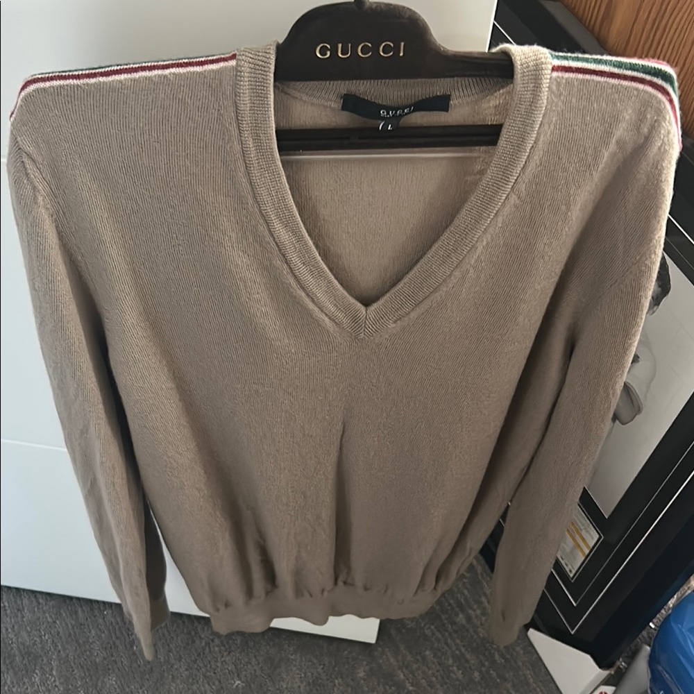 Gucci men’s Tan Sweater